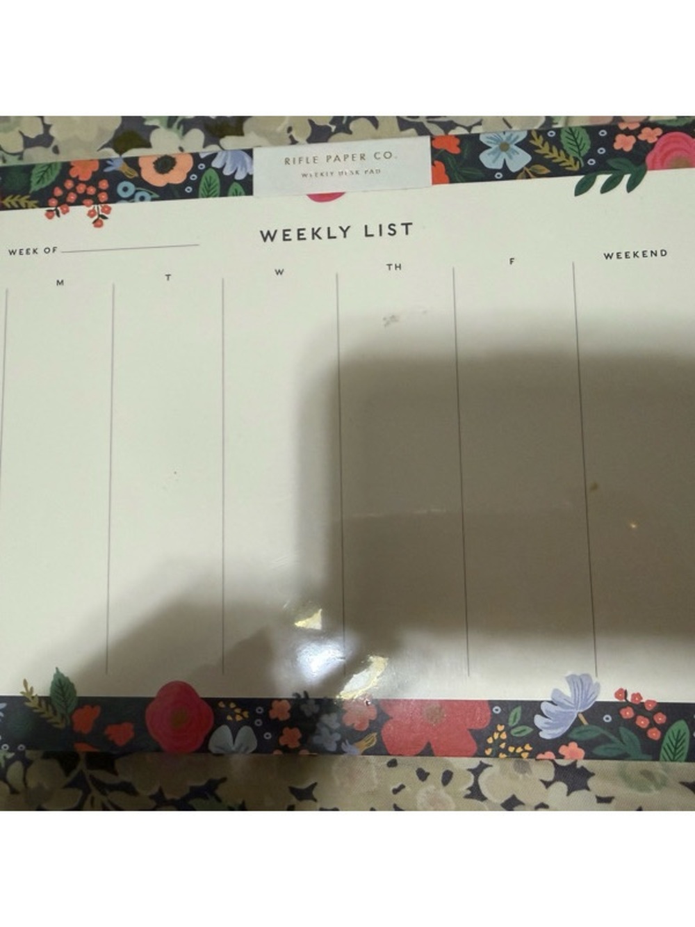 Weekly Desk Pad - Picture 2 of 3